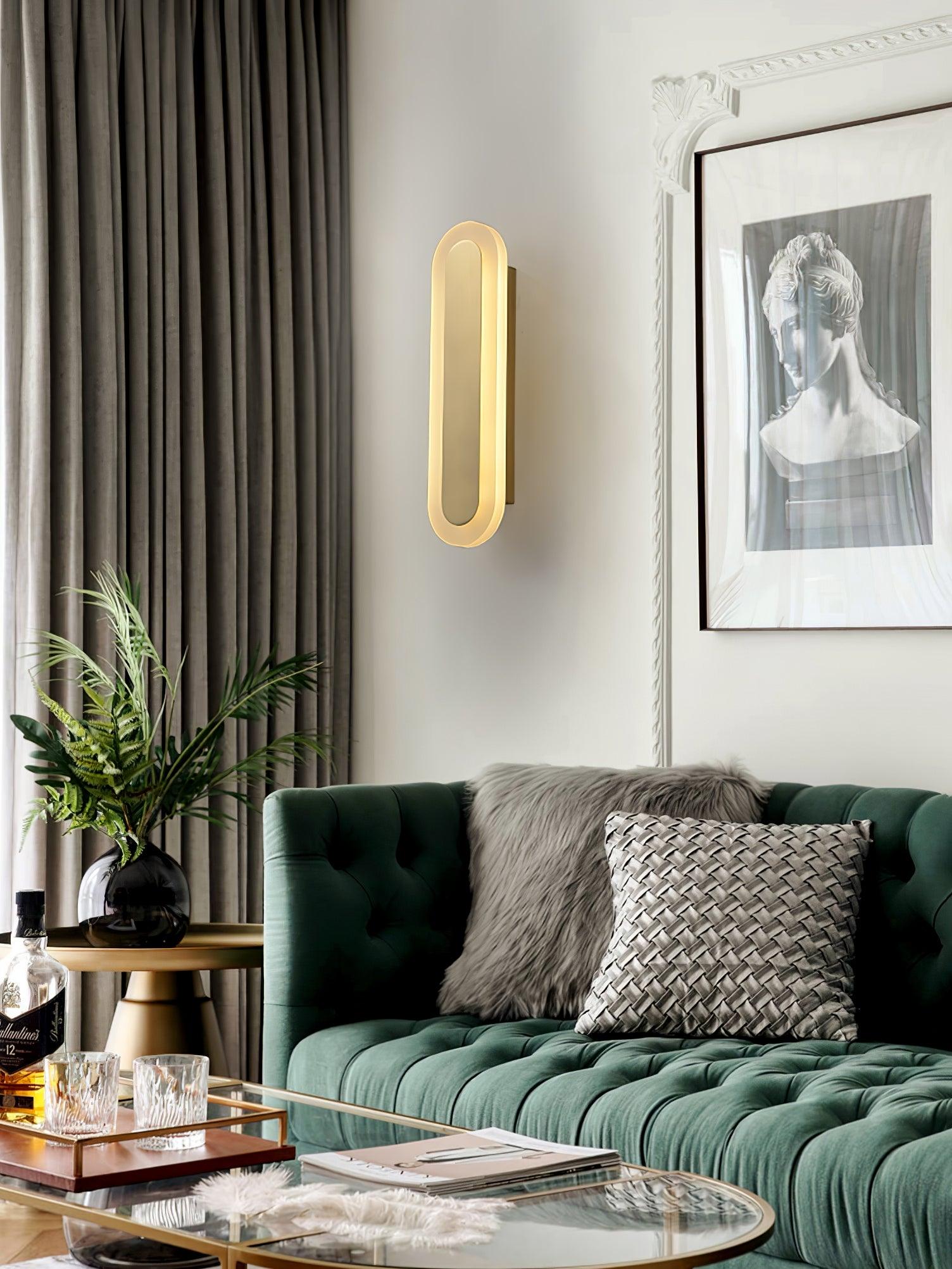 Modern Dimmable LED Wall Lamp - Sleek Minimalist Design for Living Room, Bedroom, or Hallway Lighting - Perfect for Home Decor and Ambient Illumination