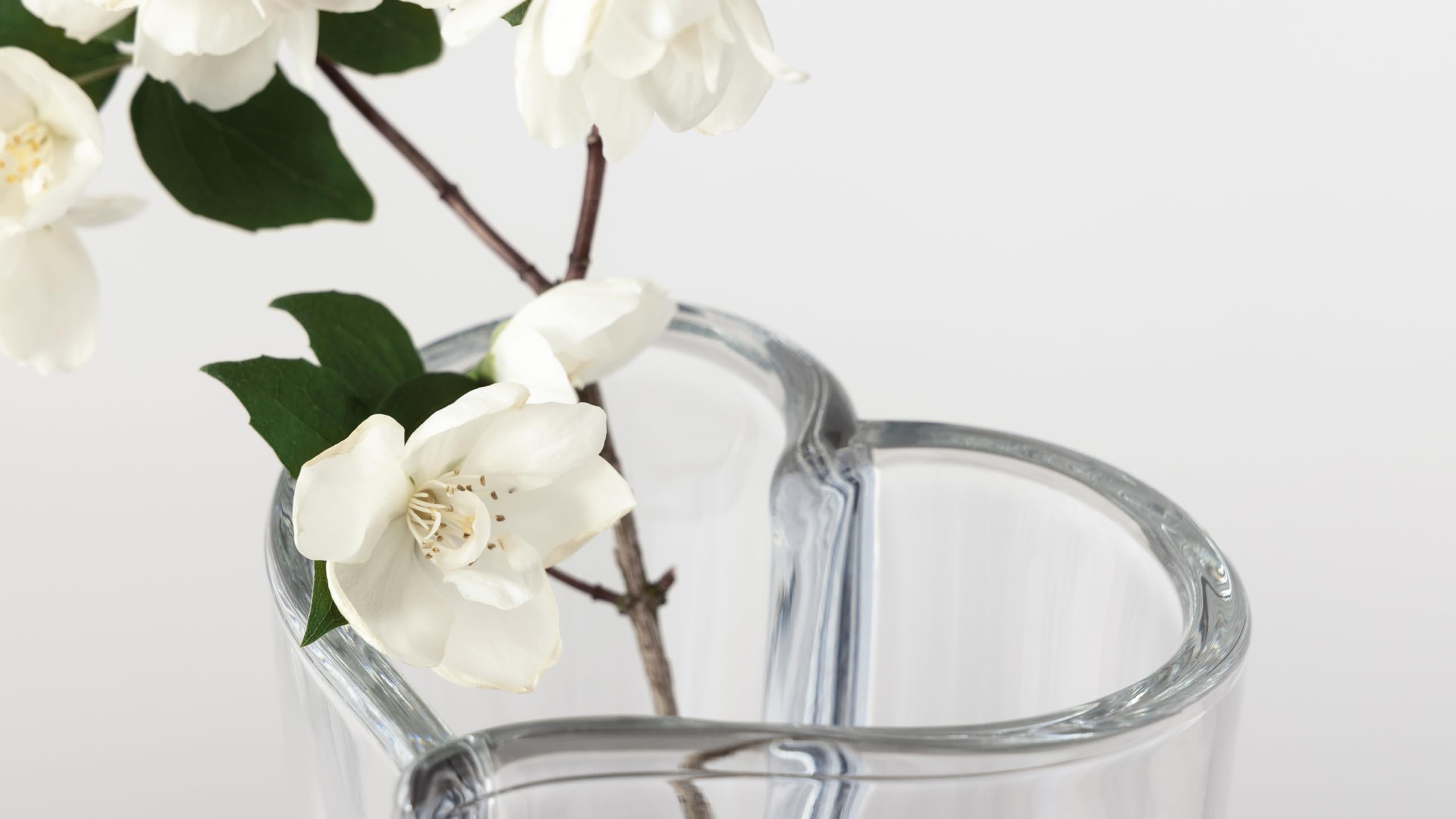 Orrefors Personalized 10-Inch Heart Vase - Custom Engraved Romantic Crystal Flower Vase for Anniversary, Wedding & Valentine's Day - Elegant Home Decor & Unique Gift for Her, Wife, Girlfriend - Perfect for Dining Table, Bedroom & Romantic Surprises