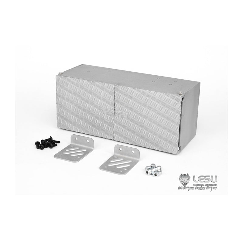 1/14 TAMIYA RC Flat Bed Truck Roof Metal Parts & Canvas Shelf Side Protective Guard Tool Box Ladder - Durable Accessories for Off-Road Model Truck Adventures & DIY Projects