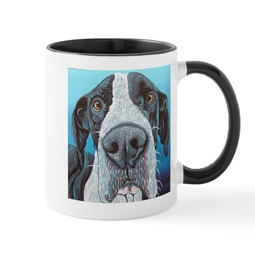 White/Black Inside - Great Dane Mugs
