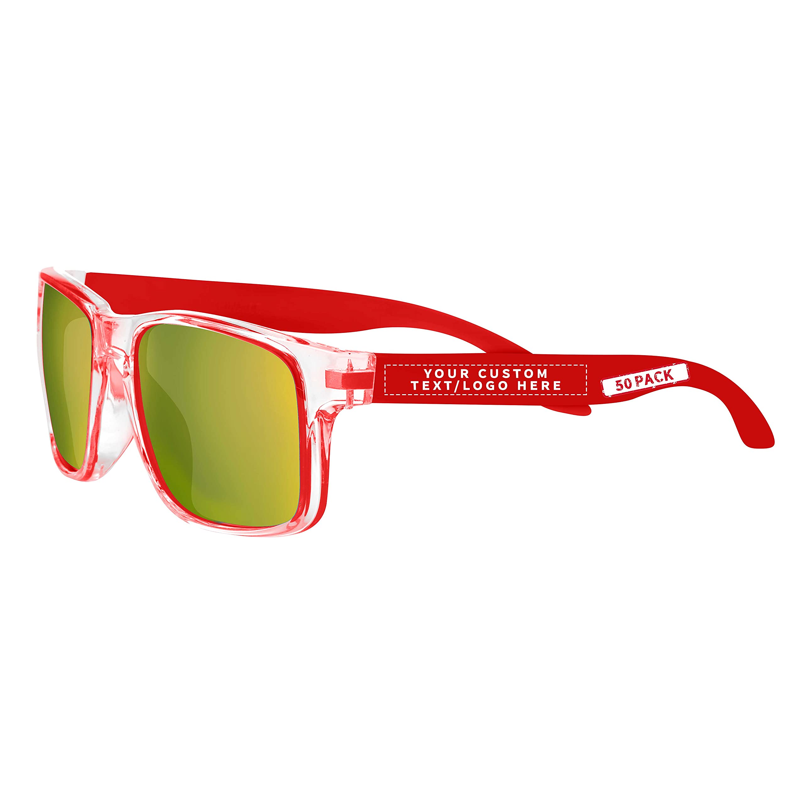Stylish Mirror Lens Sunglasses for Men & Women - UV Protection, Polarized, Trendy Fashion Shades - Perfect for Driving, Beach, Outdoor Activities