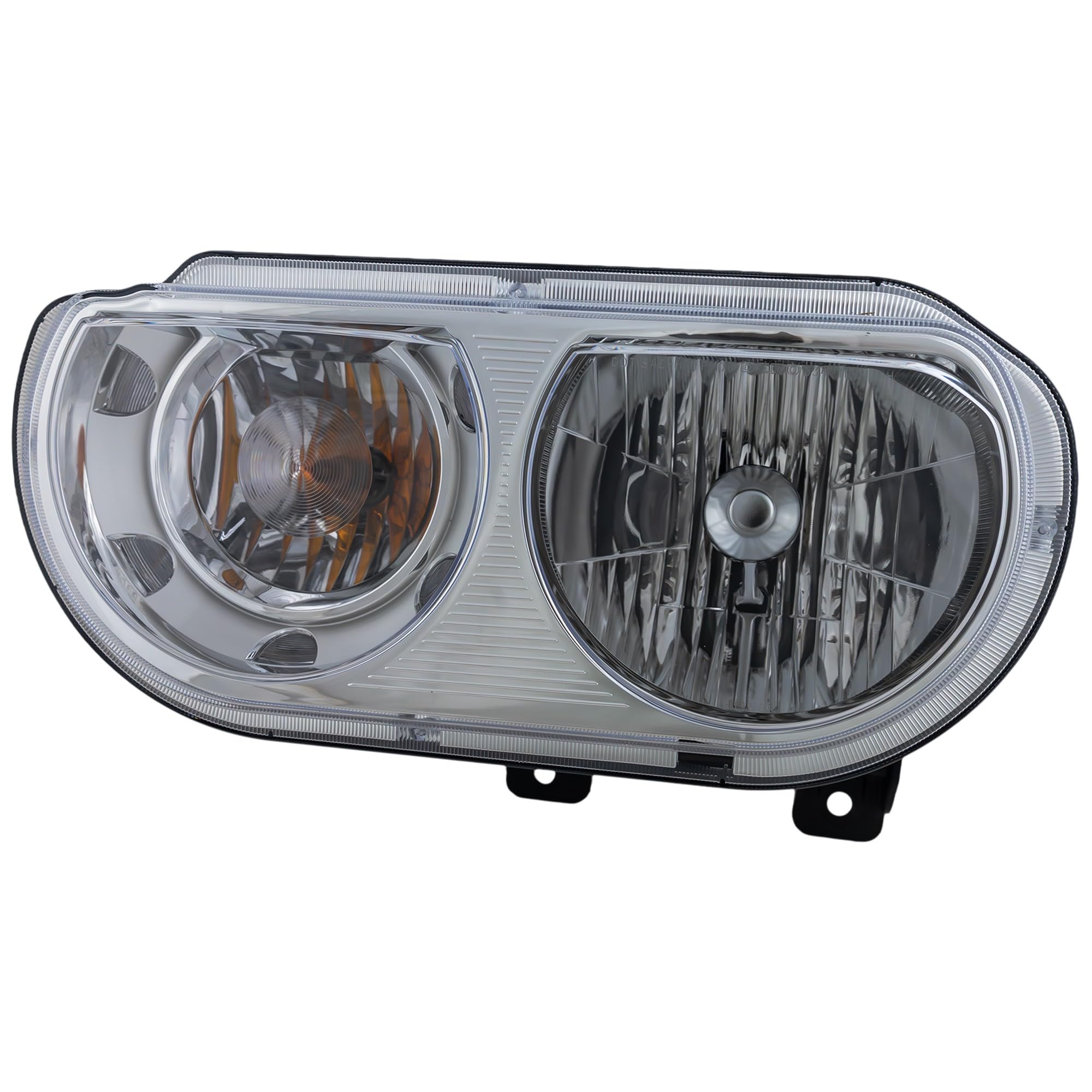 Go-Parts Replacement Headlight Assembly for Dodge Challenger 2008-2014 - Left Driver Side Halogen Headlamp Compatible with 2009 2010 2011 2012 2013 Models | Perfect for Night Driving & Auto Restoration Projects