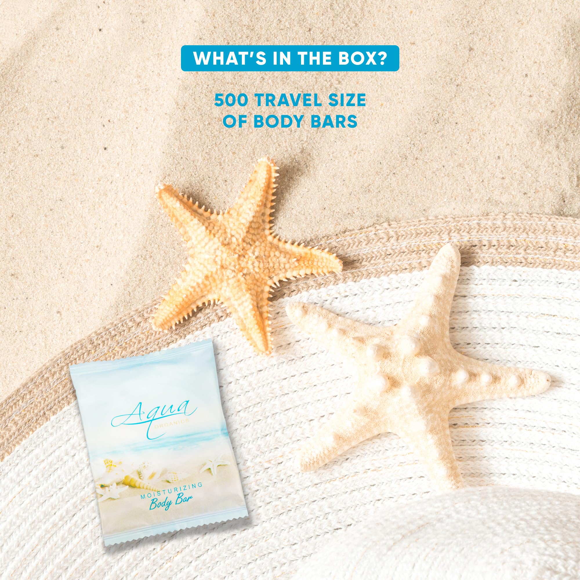 Travel Size Bar Soap - 1 oz Bulk Pack (Case of 500) | Hotel Amenities, Beach Essentials & Camping Toiletries | Perfect for Hospitality, Vacation & Outdoor Use