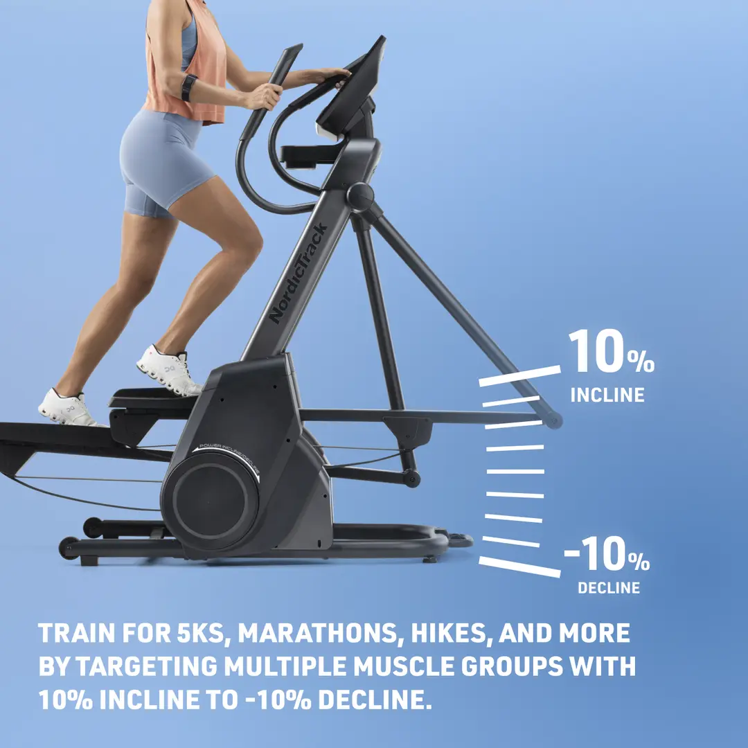 NordicTrack X16 Elliptical Machine - Premium Low-Impact Cardio Trainer for Home Gym - Perfect for Weight Loss, Full-Body Workouts & Joint-Friendly Exercise