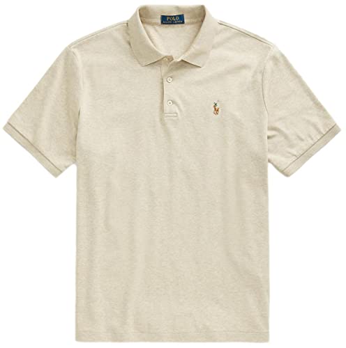 Tuscan Beige Heather With the Signature Multi-colored Pony