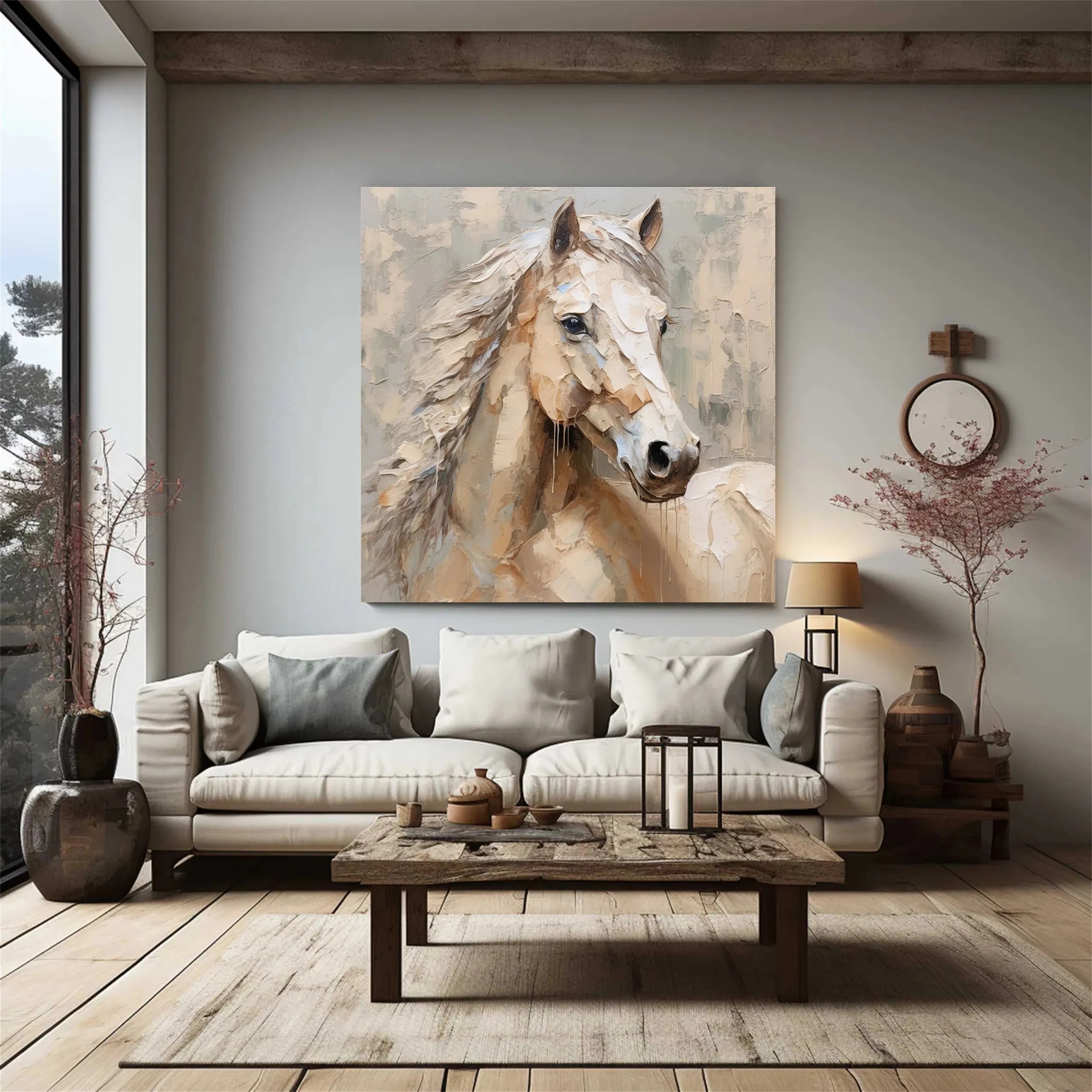 Animal Art Painting #AP008 - Handmade Canvas Wall Decor for Living Room, Bedroom & Office - Wildlife & Nature Inspired Home Decor