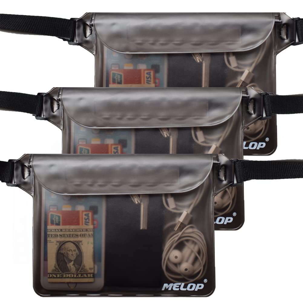 Waterproof Pouch Bag with Adjustable Strap - IPX8 Certified Dry Bag for Phones, Keys & Essentials - Perfect for Swimming, Kayaking, Beach & Water Sports - Keep Your Belongings Safe & Dry in Rain or Water Activities