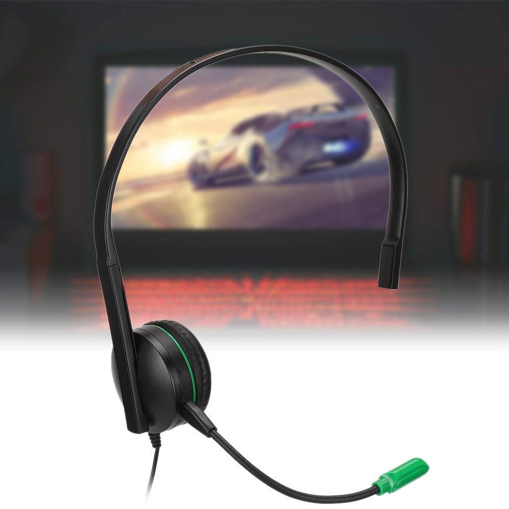Cigemay Gaming Headset with Noise Cancelling Microphone - Lightweight Over-Ear Headphones for Xbox One, PS4, PC & Nintendo Switch - Perfect for Competitive Gaming & Online Chat