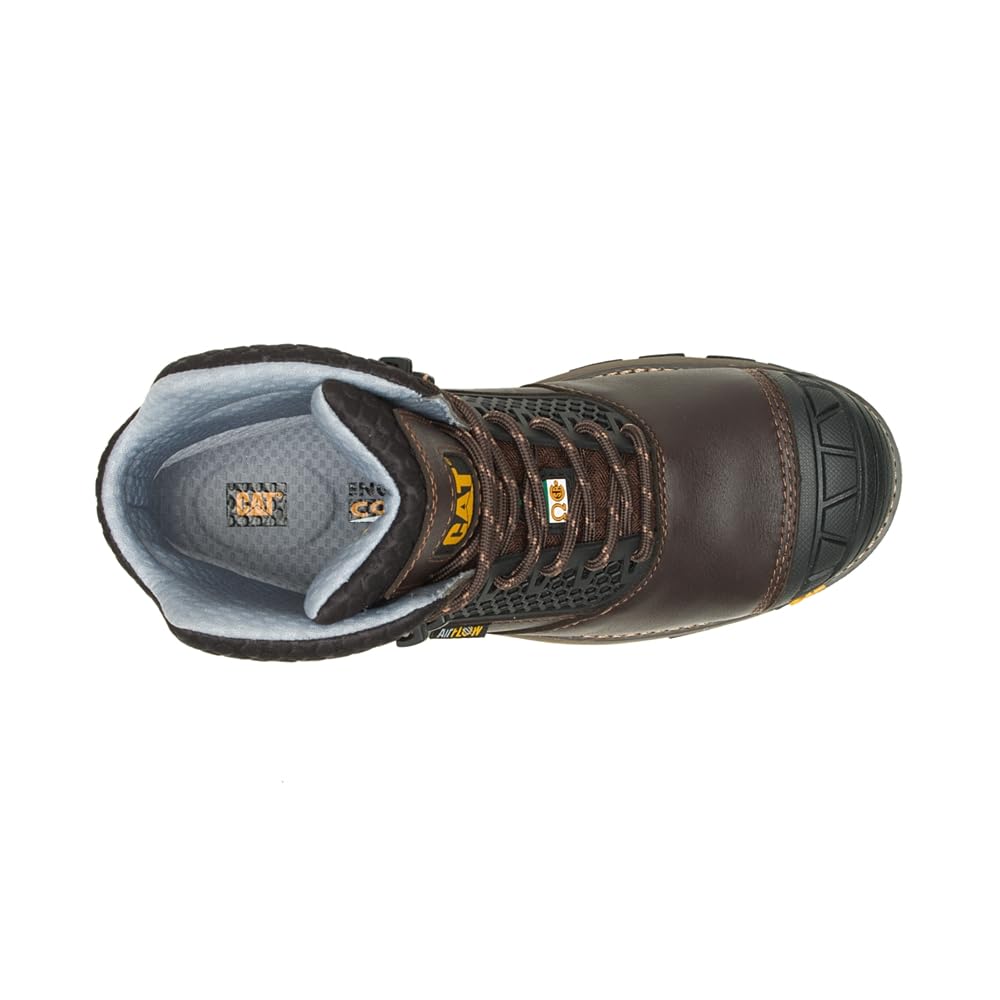 Caterpillar Men's Excavator Superlite Cool CSA Safety Work Boots - Lightweight Steel Toe Construction Boots for Construction, Warehouse & Outdoor Work