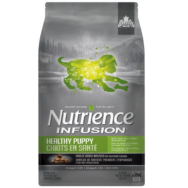 Nutrience Infusion Healthy Puppy Chicken Recipe Dry Dog Food - High Protein Grain-Free Kibble for Growing Puppies | Perfect for Small & Medium Breed Dogs | Supports Immune System & Digestive Health