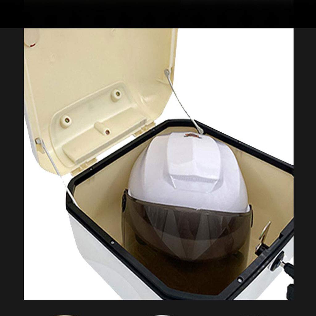 Premium ABS Motorcycle Trunk Luggage Storage Box - Large Capacity, Waterproof, Anti-Impact & Scratch Resistant - Durable Motorbike Travel Accessory for Commuting, Touring & Road Trips