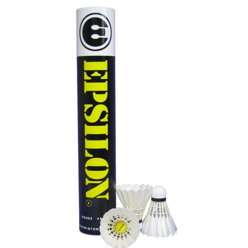 Epsilon 808 Speed50 Badminton Shuttlecocks - Premium Feather Shuttlecocks for Professional Training & Tournament Play - Perfect for Indoor/Outdoor Badminton Games