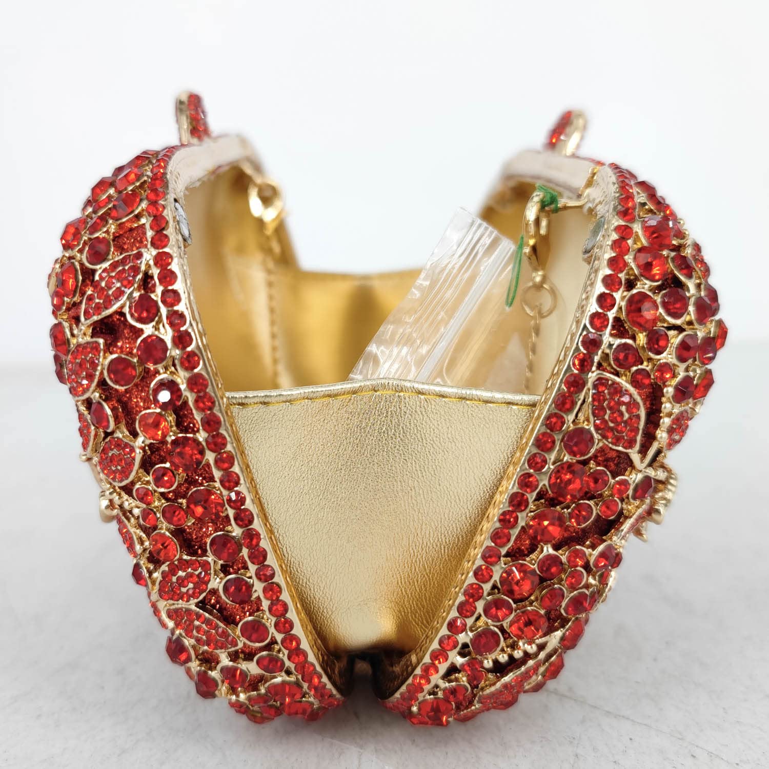 FGG Crystal Clutch Purse for Women - Elegant Rhinestone Evening Bag for Wedding, Party & Bridal Events | Sparkling Minaudiere Handbag for Prom, Gala & Special Occasions