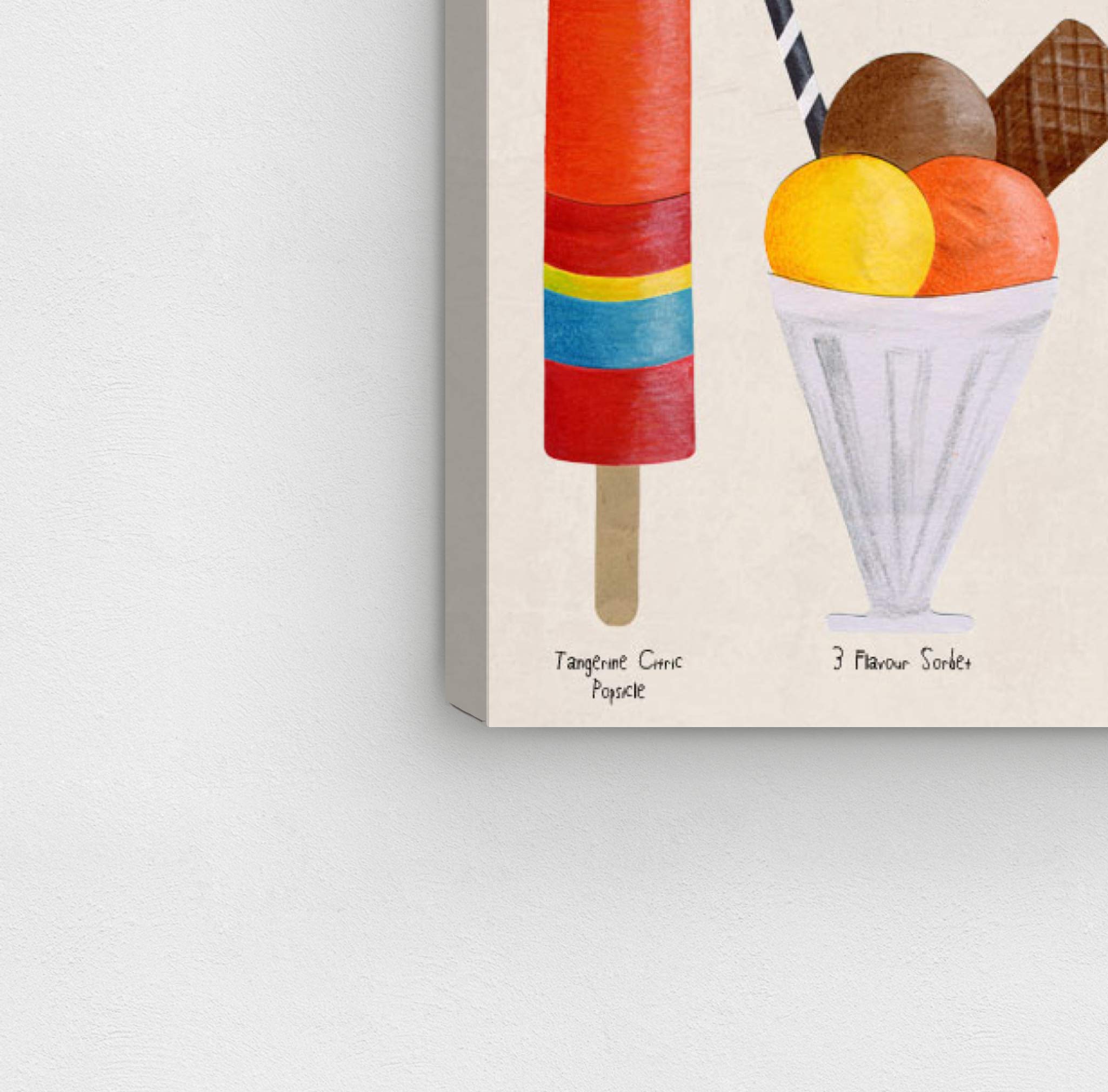 Oliver Gal Artist Co. 'The Sweet Chart' Kitchen & Food Themed Wall Art Canvas Print - 24