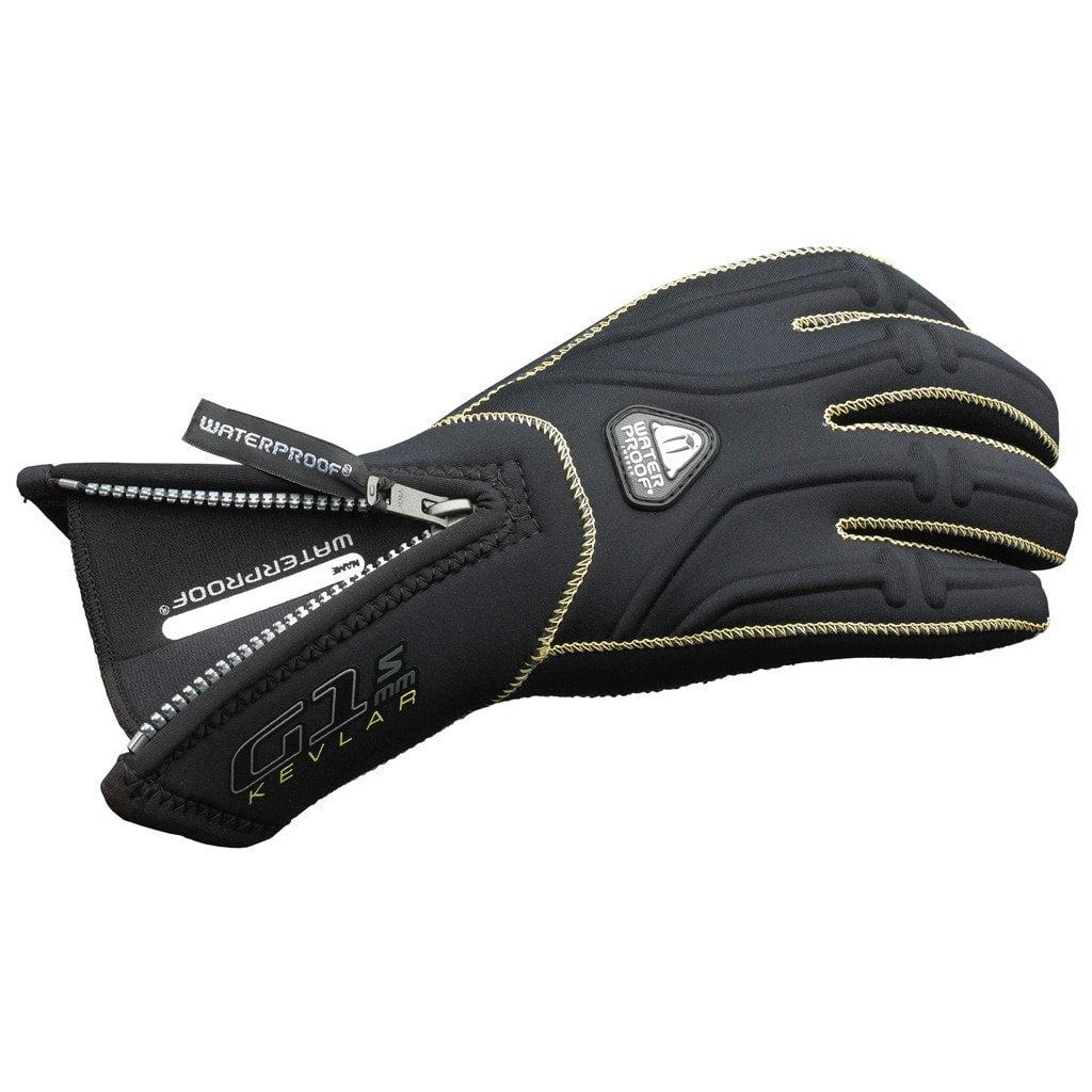 5mm Kevlar Diving Gloves - Waterproof & Cut Resistant for Scuba Diving, Spearfishing & Cold Water Swimming - Premium Neoprene Gloves with Reinforced Palms