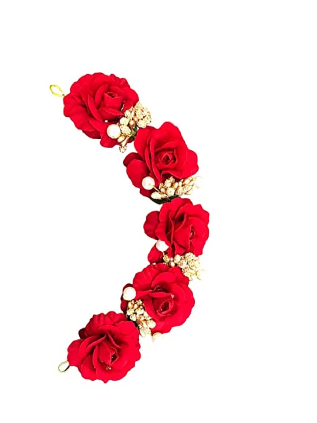 Stylish Red Hair Clips for Women - Fashionable Hair Accessories - Perfect for Parties, Weddings & Everyday Wear