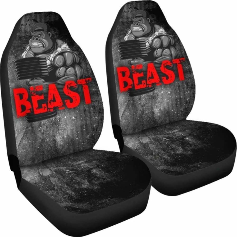 Beast Fitness Car Seat Covers - Durable & Universal Fit for Cars, Trucks & SUVs - Perfect for Gym, Work & Outdoor Adventures