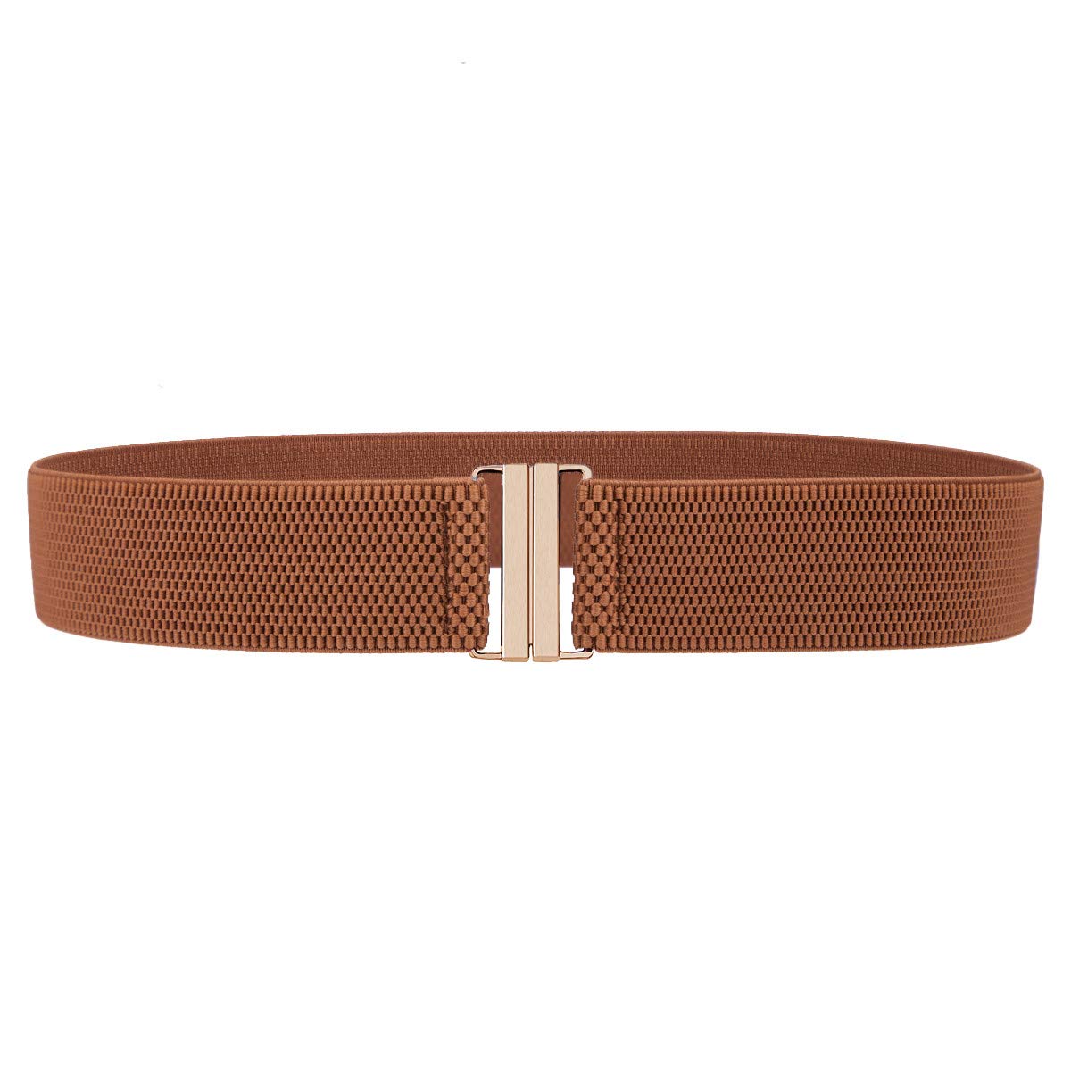 KYEYGWO Women's Elastic Waist Belt - Invisible Stretch Dress Belt with Flat Buckle for Jeans & Pants | Perfect for Office, Casual & Formal Outfits