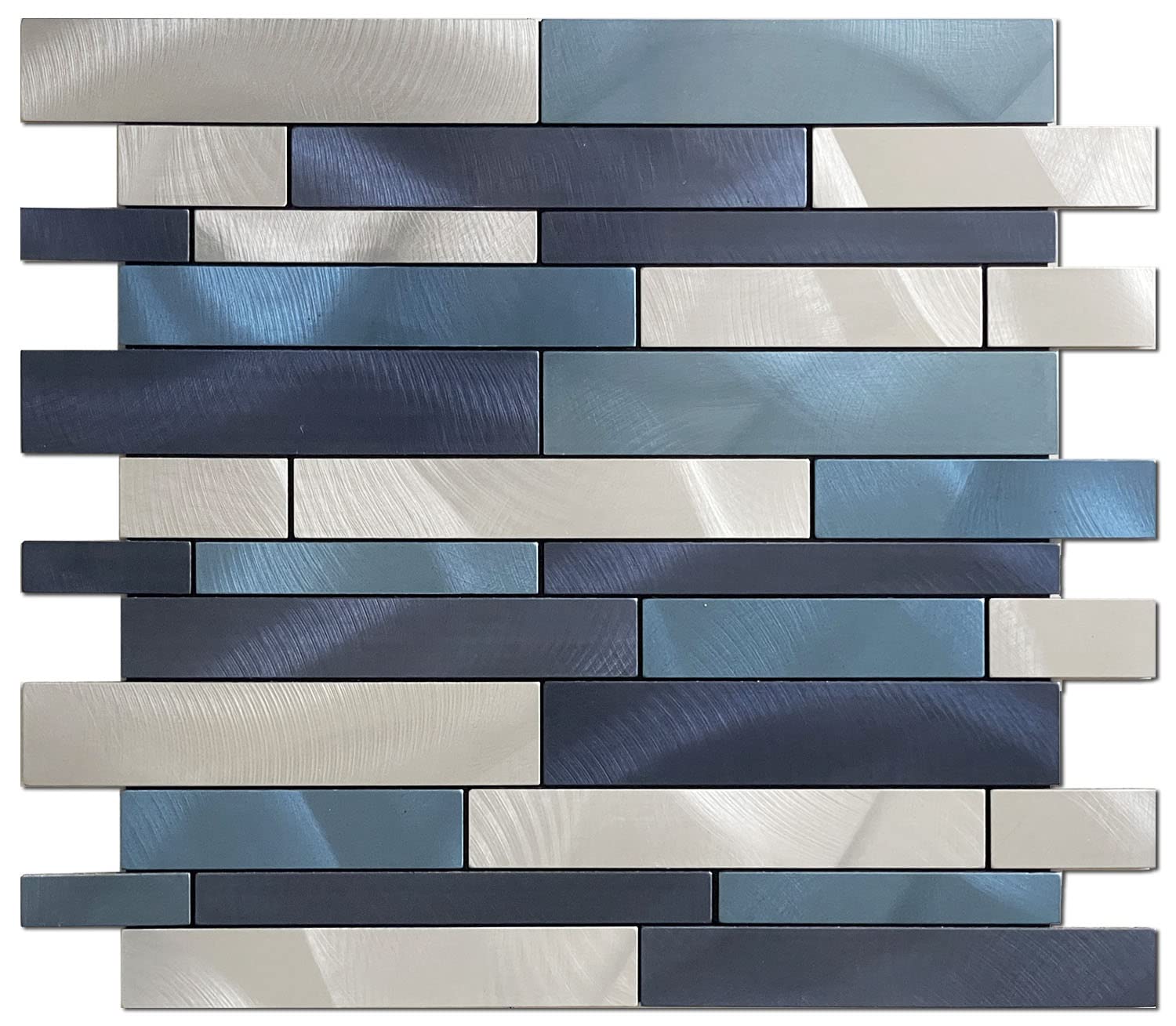 Weimeisc 10 Sheets Peel and Stick Backsplash Tile for Kitchen - Self-Adhesive Mosaic Tile for Bathroom Vanities, Fireplace & Laundry Room Décor - Easy Installation 11.25