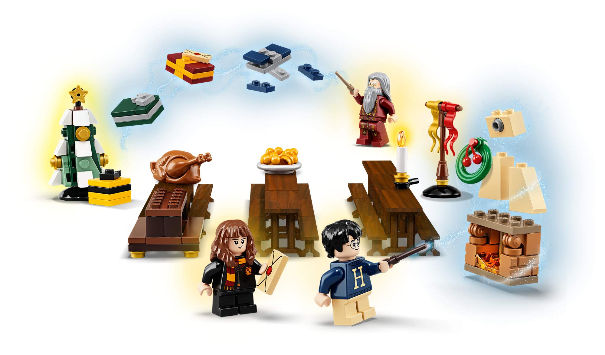 LEGO Harry Potter Advent Calendar 75964 Building Kit (305 Pieces) - Christmas Countdown Toy Set for Kids, Holiday Gift for Potter Fans, Fun Winter Activity for Family