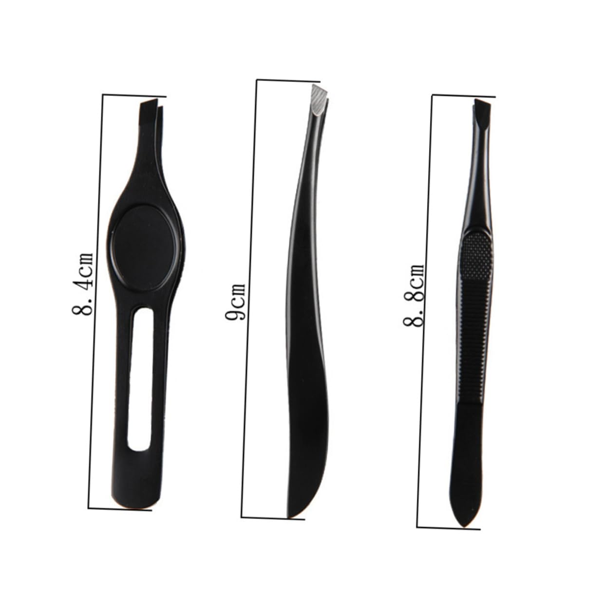 Stainless Steel Facial Hair Removal Tweezers - Precision Eyebrow Tweezers for Women, Splinter & Willow Leaves Shaping - Makeup Kit Essential for Eyebrow Grooming & Beauty Routine