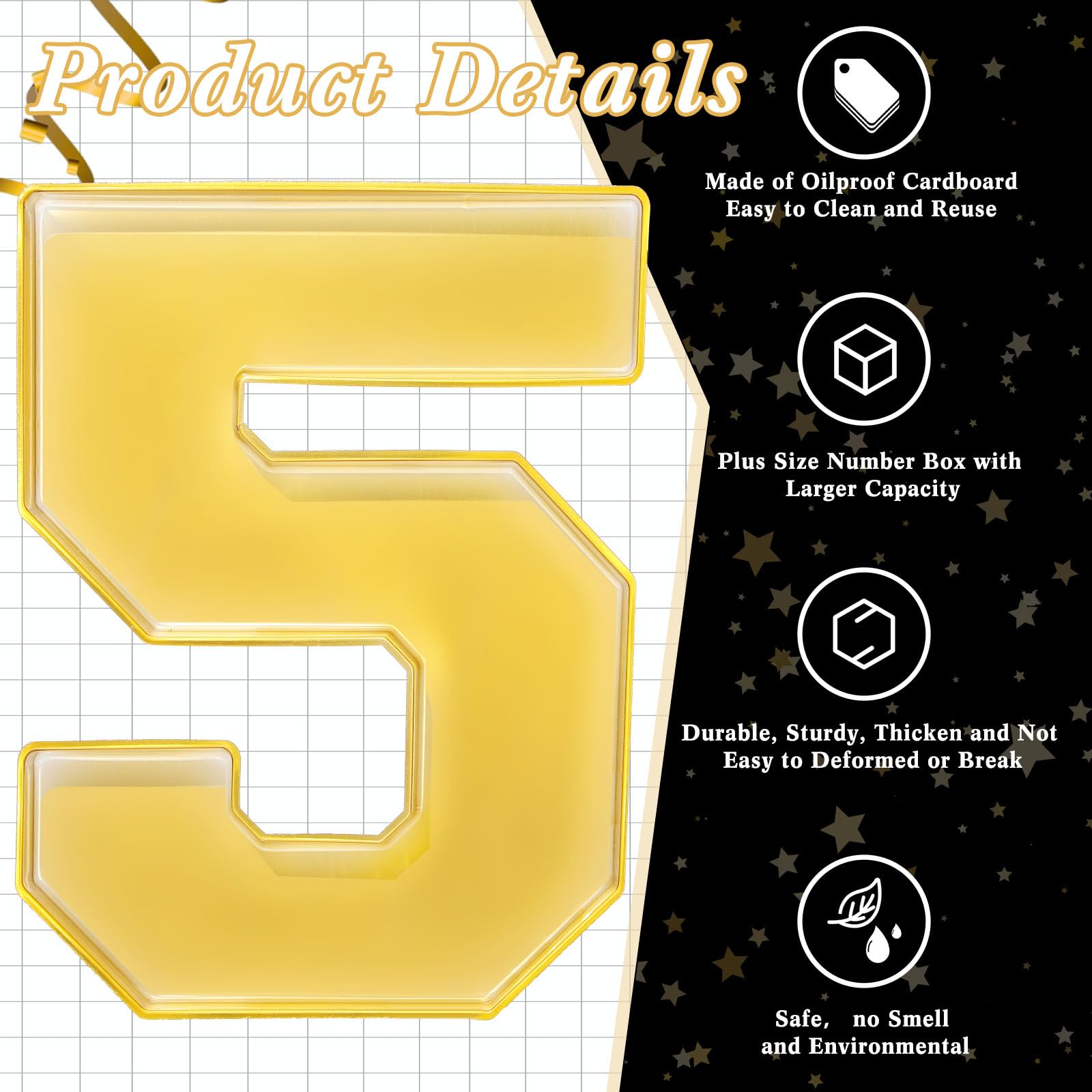 2025 Graduation Party Supplies - 4 Pack 13.7