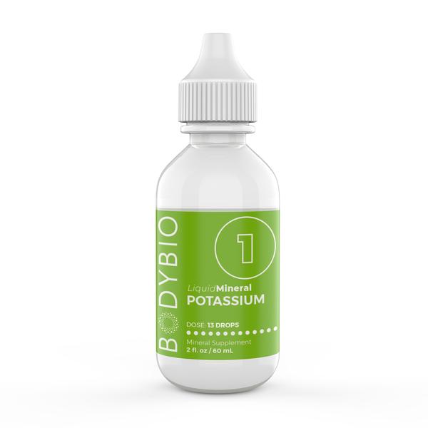 Liquid Mineral Potassium Supplement - Organic & Fast-Absorbing for Hydration & Muscle Recovery | Ideal for Athletes & Active Lifestyles