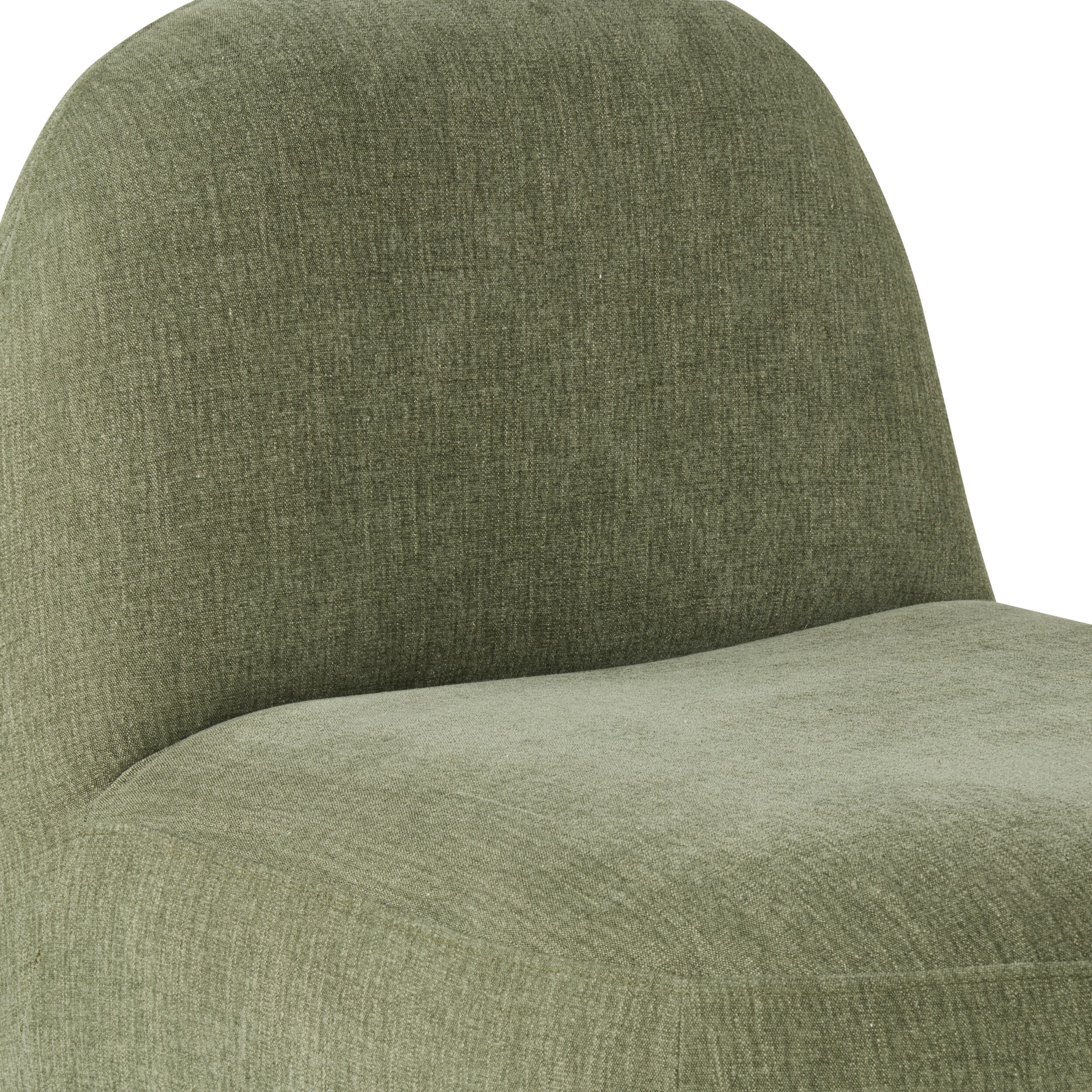 Ambi Occasional Chair in Forest Green - Modern Accent Chair for Living Room, Bedroom, or Office - Perfect for Relaxing and Reading
