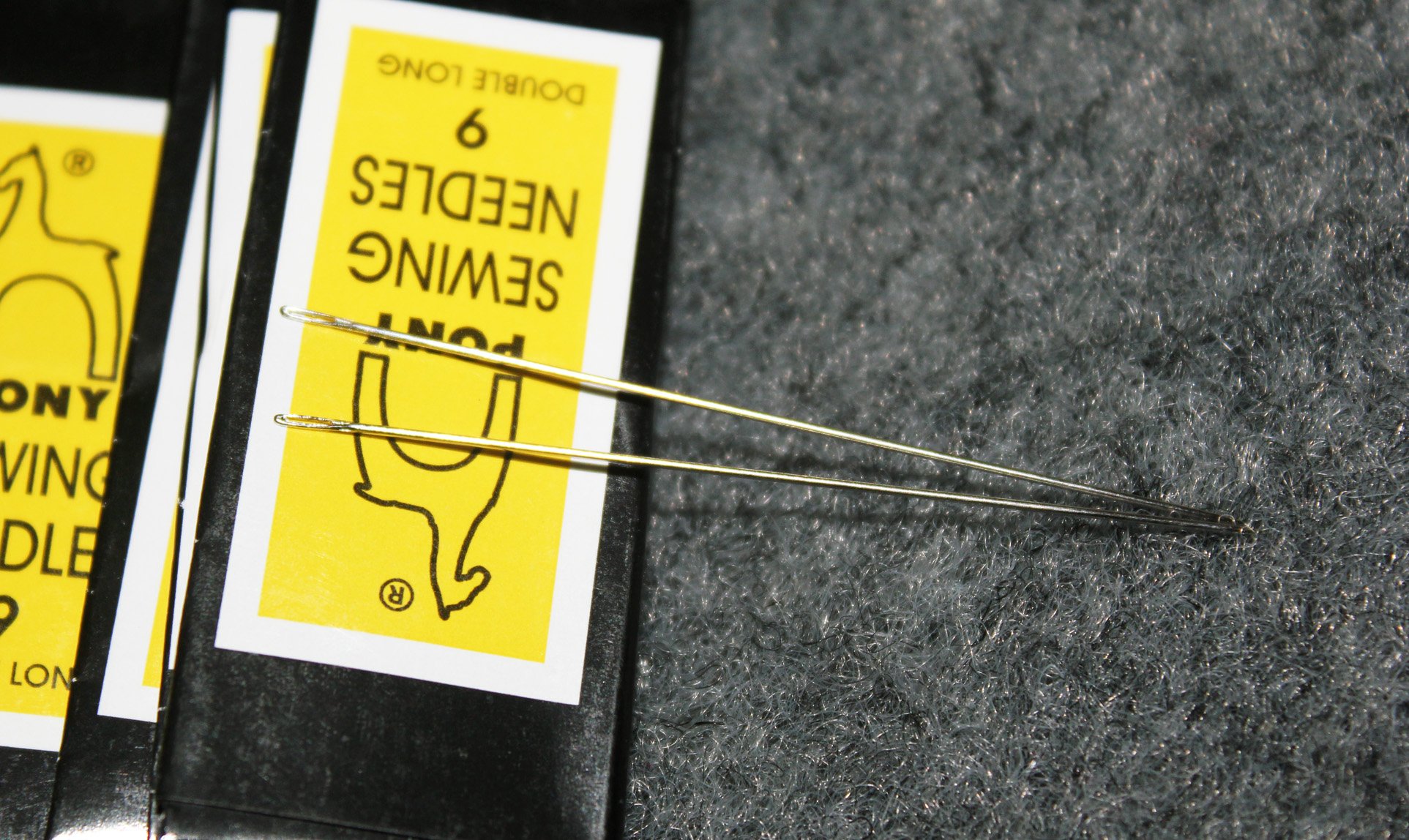 25 Pcs Double Long Sewing Needles for Embroidery - Horse Brand Pony India (Size 9#) - Perfect for Hand Sewing, Quilting, and Craft Projects