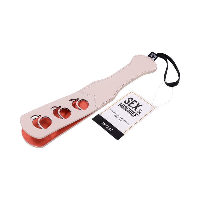 SS S&M Peaches n CreaMe Paddle - Premium BDSM Spanking Paddle for Adults - Perfect for Sensual Play, Roleplay & Couples Bonding