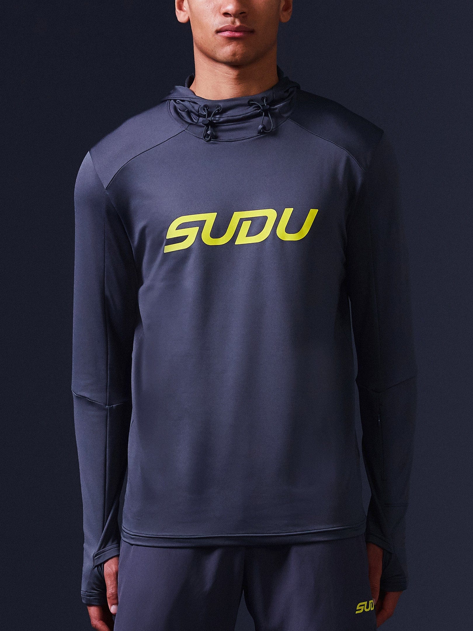SRH 01 Hoodie - Grey & Yellow Pullover Sweatshirt for Men & Women | Comfortable Casual Streetwear | Perfect for Gym, Running, Outdoor Activities & Daily Wear