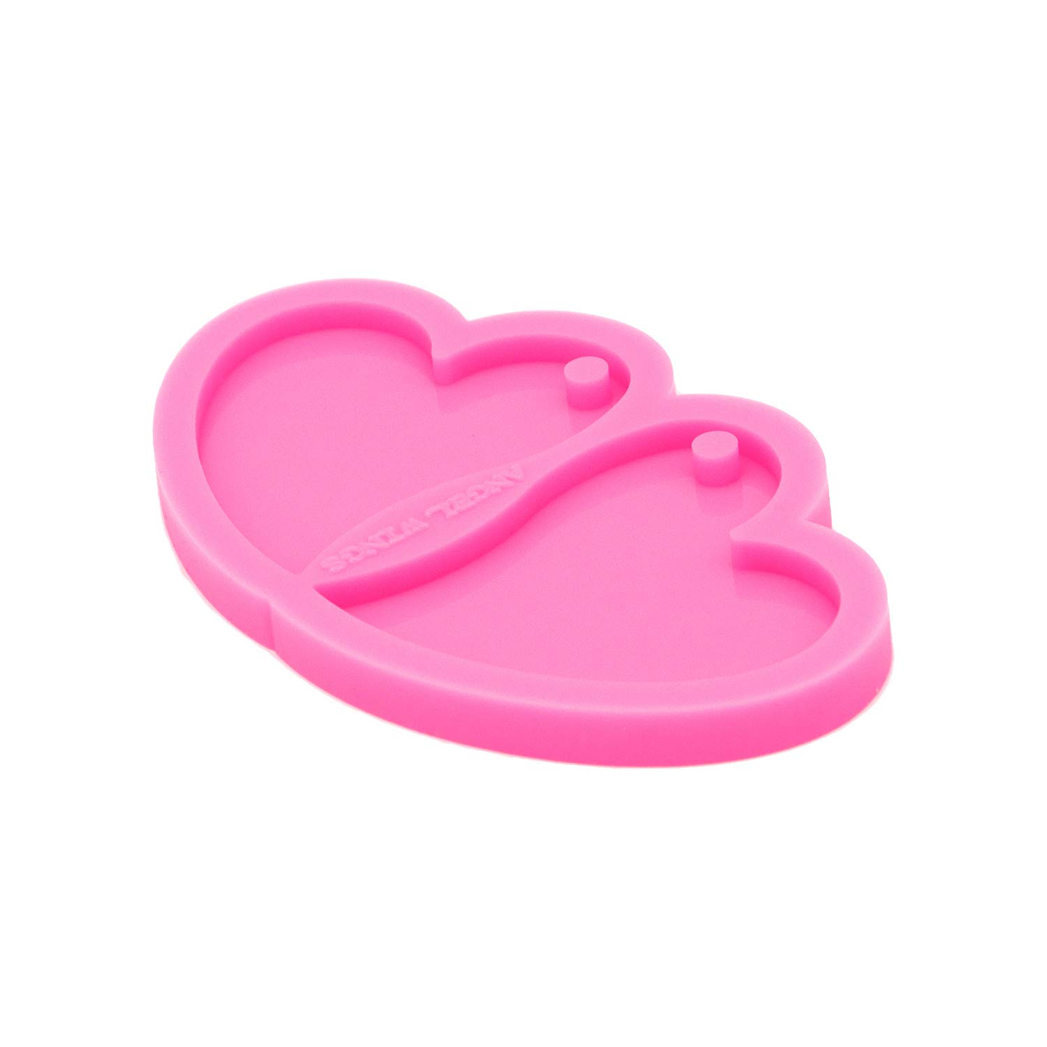 Shiny Glossy Heart-Shaped Silicone Earring Molds for DIY Epoxy Jewelry Making – Resin Molds for Fashion Earrings (Size S) – Perfect for Handmade Gifts, Craft Projects & Unique Accessories