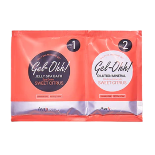 Avry Gel Ohh Jelly Spa Bath - Sweet Citrus Scented Bubble Bath for Relaxation & Self Care | Perfect for Stress Relief, Bath Time Pampering & Gift Giving