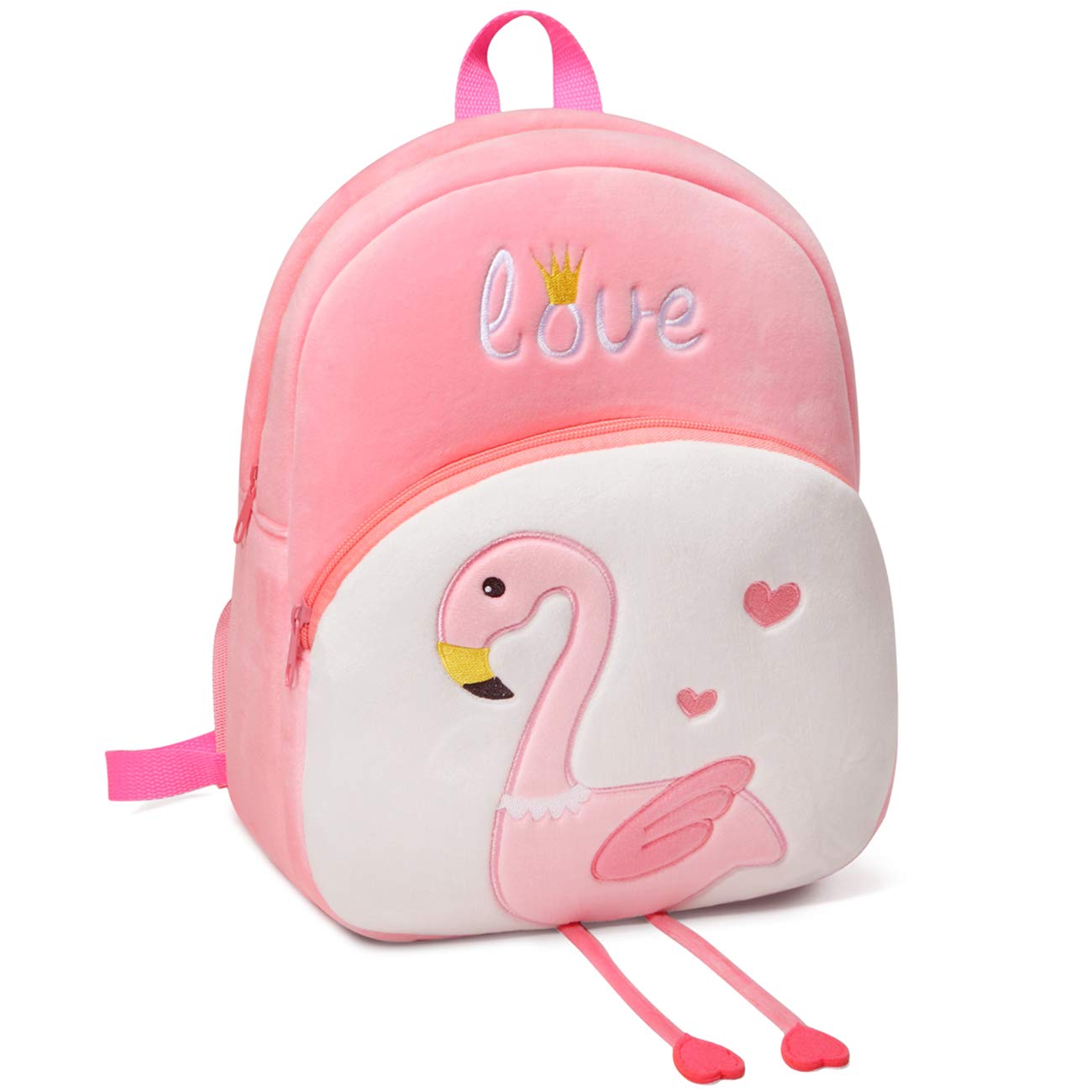 VASCHY Cute Flamingo Toddler Backpack for Girls - Daycare & Travel