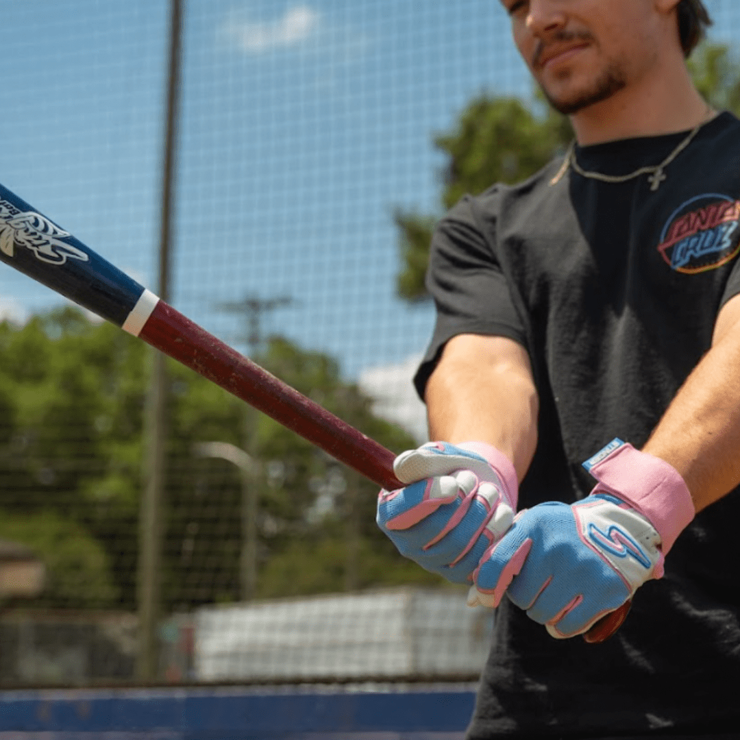 Premium Winder Series Batting Gloves - Cotton Candy Color | Breathable & Grip-Enhanced Baseball Softball Gloves for Training & Games | Perfect for Youth & Adult Players