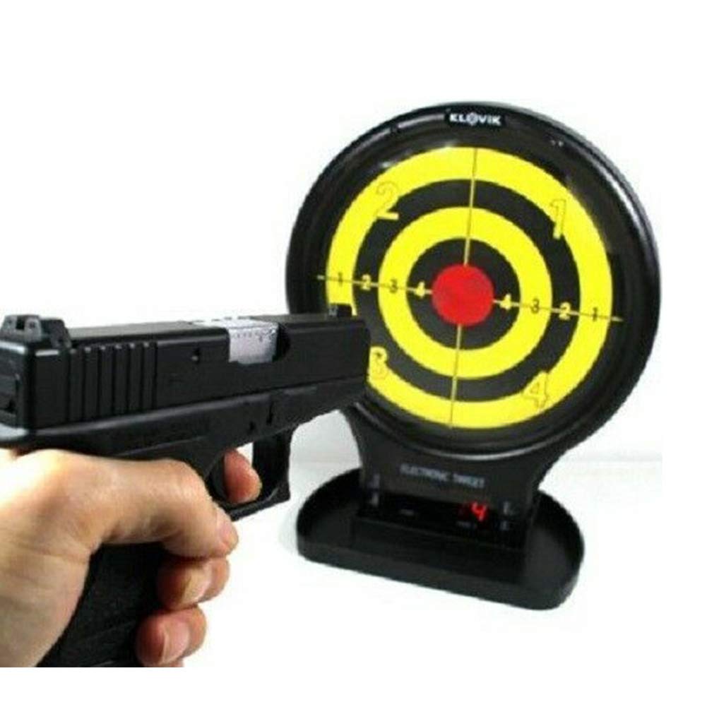 KROVIC Gel Airsoft Electronic Sticky Target for BB Guns - Remote Control Shooting Practice, Survival Game Training & Tactical Drills - Perfect for Indoor/Outdoor Shooting Range, Backyard Target Practice & Airsoft Competitions