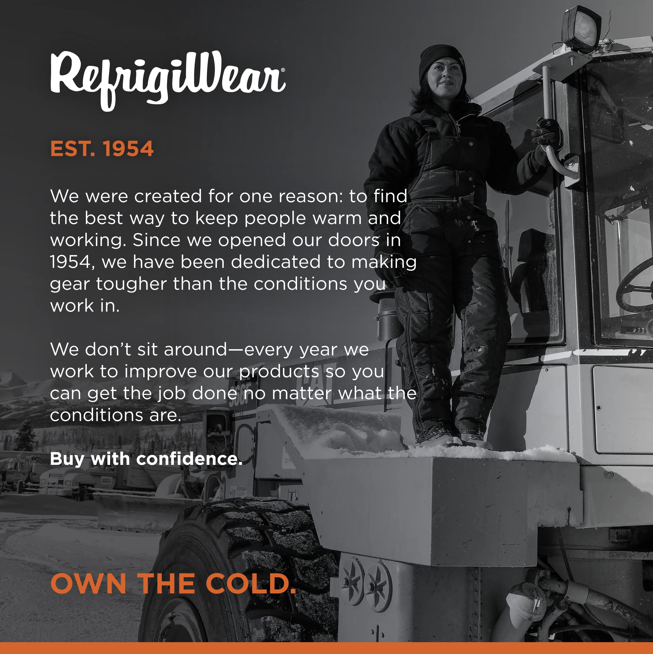 RefrigiWear Iron-Tuff Women's Insulated Bib Overalls - Heavy Duty Winter Workwear with 20°F Comfort Rating - Ideal for Cold Weather Jobs, Farming, and Outdoor Activities