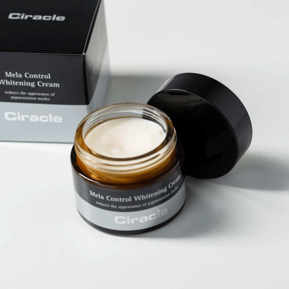 Ciracle Mela Control Whitening Cream 50ml - Brightening Face Moisturizer for Dark Spots & Hyperpigmentation - Perfect for Daily Skincare Routine & Nighttime Use