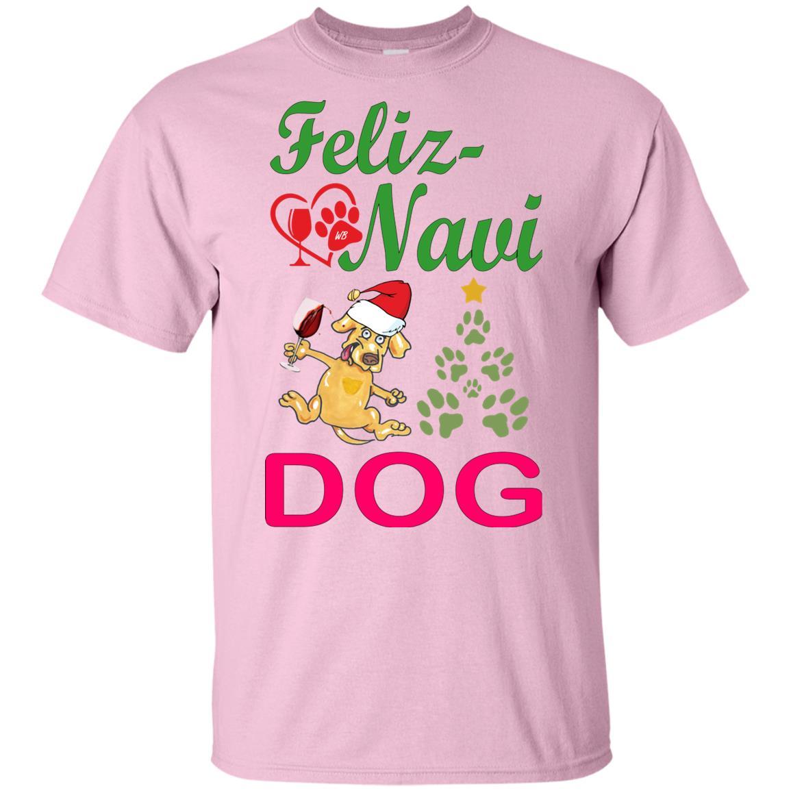 Feliz Navi Dog Youth Ultra Cotton T-Shirt | Funny Christmas Pet Lover Gift | WineyBitches.co | Perfect for Holiday Parties & Family Gatherings