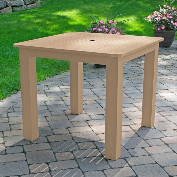 Lehigh 5-Piece Square Counter Height Outdoor Dining Set 42 x 42 - Perfect for Patio, Deck, Garden & Backyard Entertaining