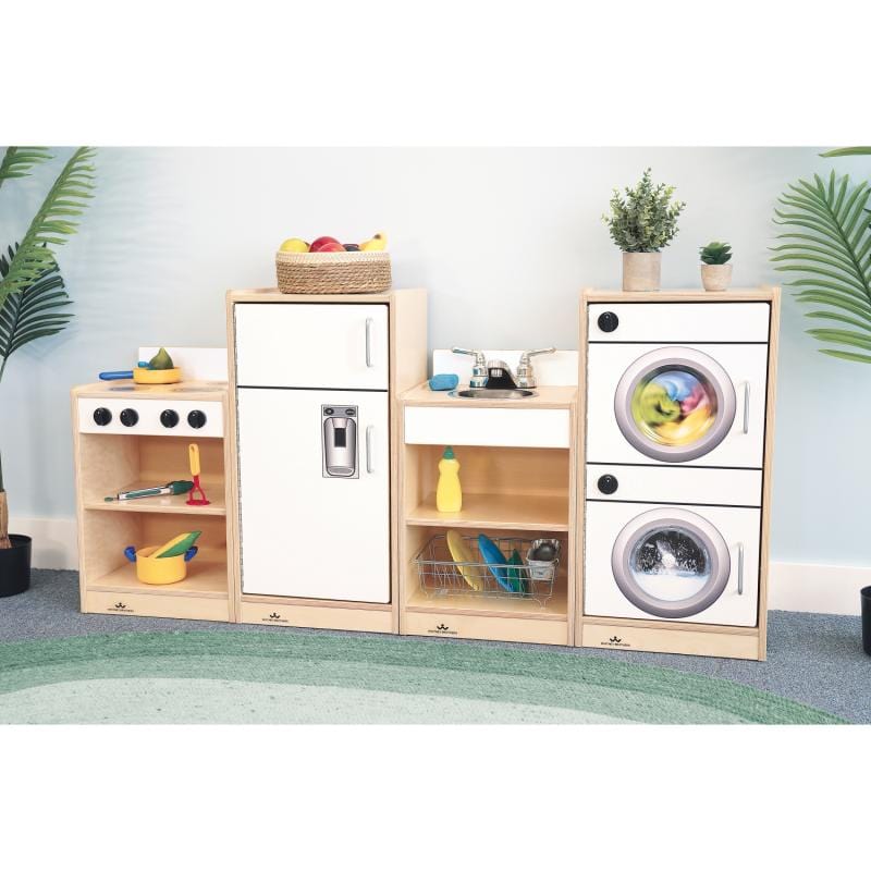 Whitney Brothers Toddler Kitchen Playset - Wooden Pretend Play Cooking Toy for Kids Ages 2-5 | Perfect for Preschool Learning & Imaginative Play at Home or Daycare