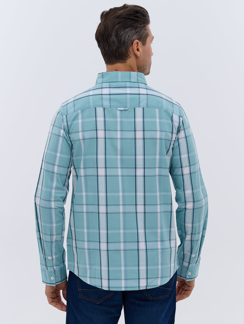 Gambi Men's Long Sleeve Checkered Flannel Shirt - Casual Plaid Button Down for Fall & Winter - Perfect for Outdoor Activities, Camping and Layered Looks