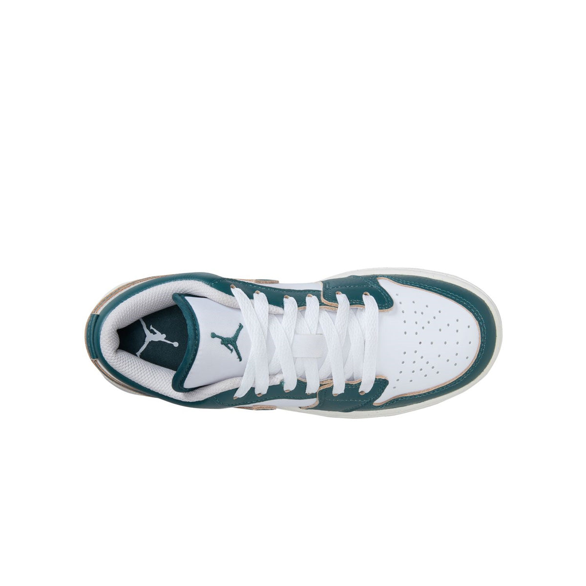 Kids Air Jordan 1 Low SE 'Oxidized Green' Sneakers - Lightweight Basketball Shoes for Boys & Girls - Perfect for School, Sports & Casual Wear