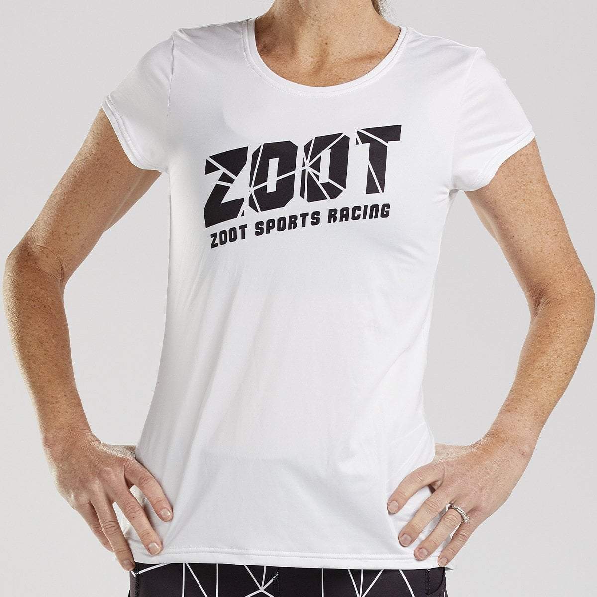 Zoot Racing Women's Running Tee - Lightweight Performance Shirt for Marathon, Training & Gym Workouts