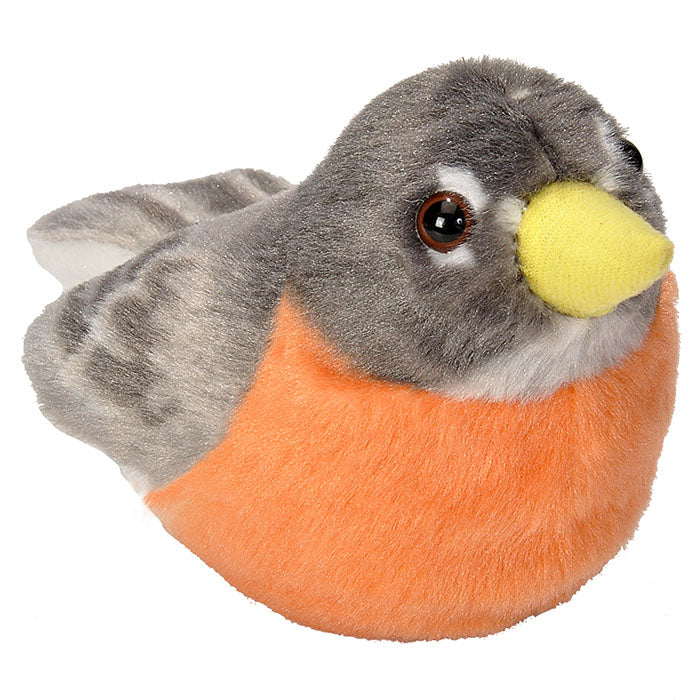 Audubon American Robin Bird Figurine - Handcrafted Collectible Decoration for Home, Office & Garden - Perfect Gift for Bird Lovers & Nature Enthusiasts