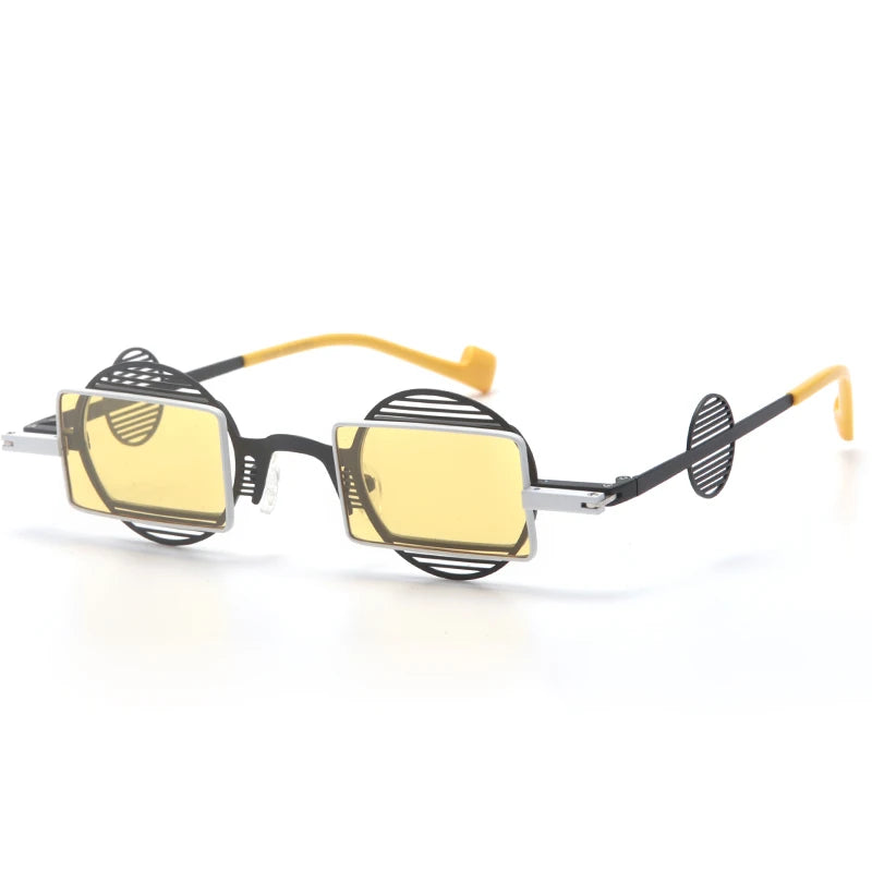 Aror Unisex Full Rim Round Alloy Eyeglasses with Flip-Up Sunglasses 76873 - Stylish UV Protection for Driving, Outdoor Activities & Fashion Accessories