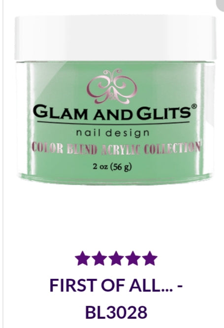 Glam and Glits Color Blend Collection Vol.1 BL3028 - 2 oz Nail Polish Set for Professional Salon & Home Manicure - Vibrant Long-Lasting Colors for Nail Art & Designs