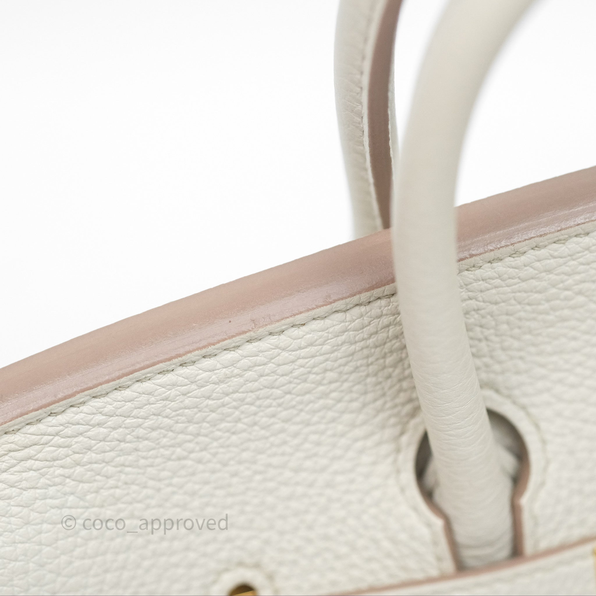 Authentic Hermès Birkin 25 Retourne Bag in Beton Togo Leather with Gold Hardware - Luxury Handbag for Women, Perfect for Office, Parties & Special Occasions