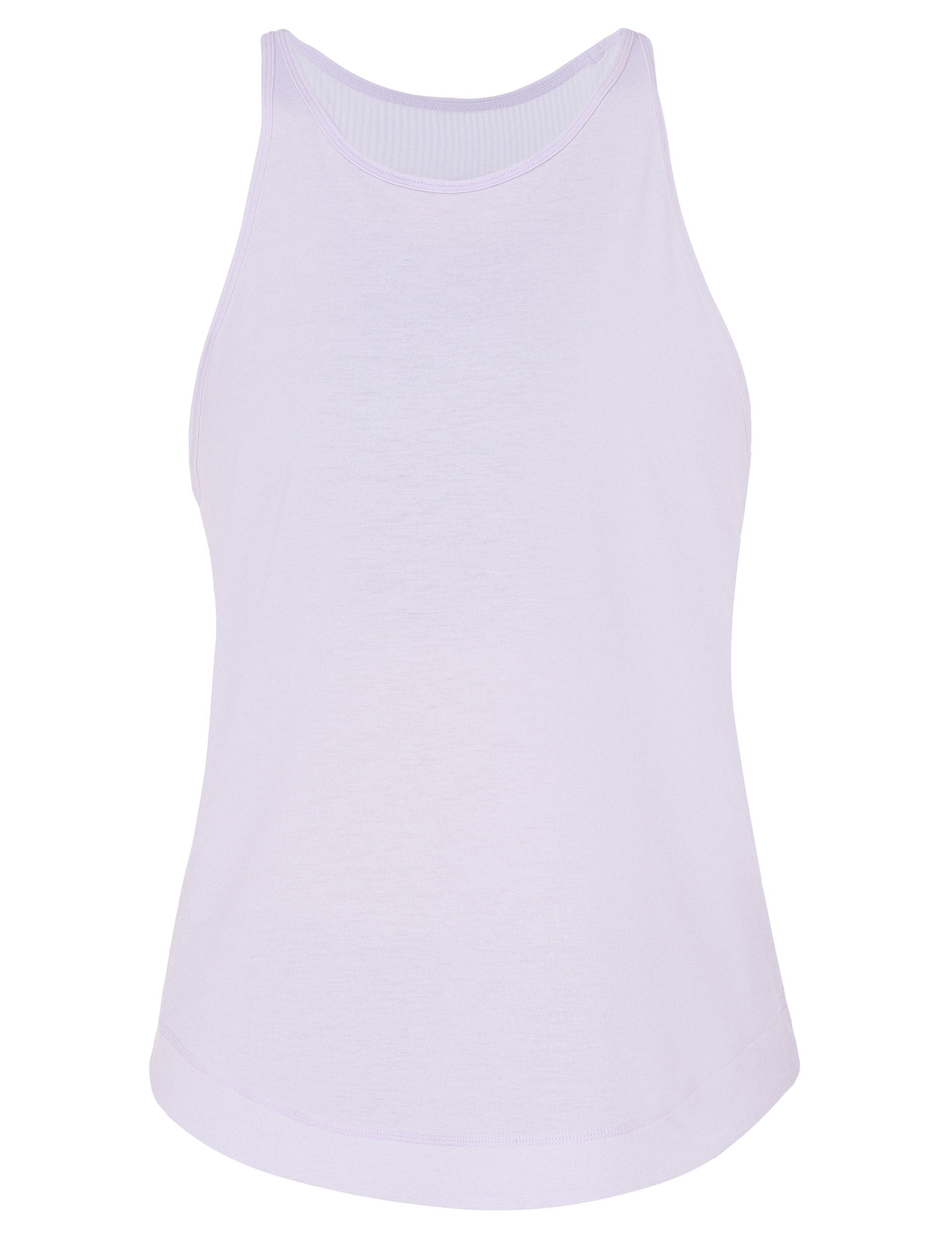 Breathe Easy Running Vest for Women - Lightweight Heather Purple Reflective Workout Top for Jogging & Fitness - Perfect for Outdoor Running, Gym, and Marathon Training