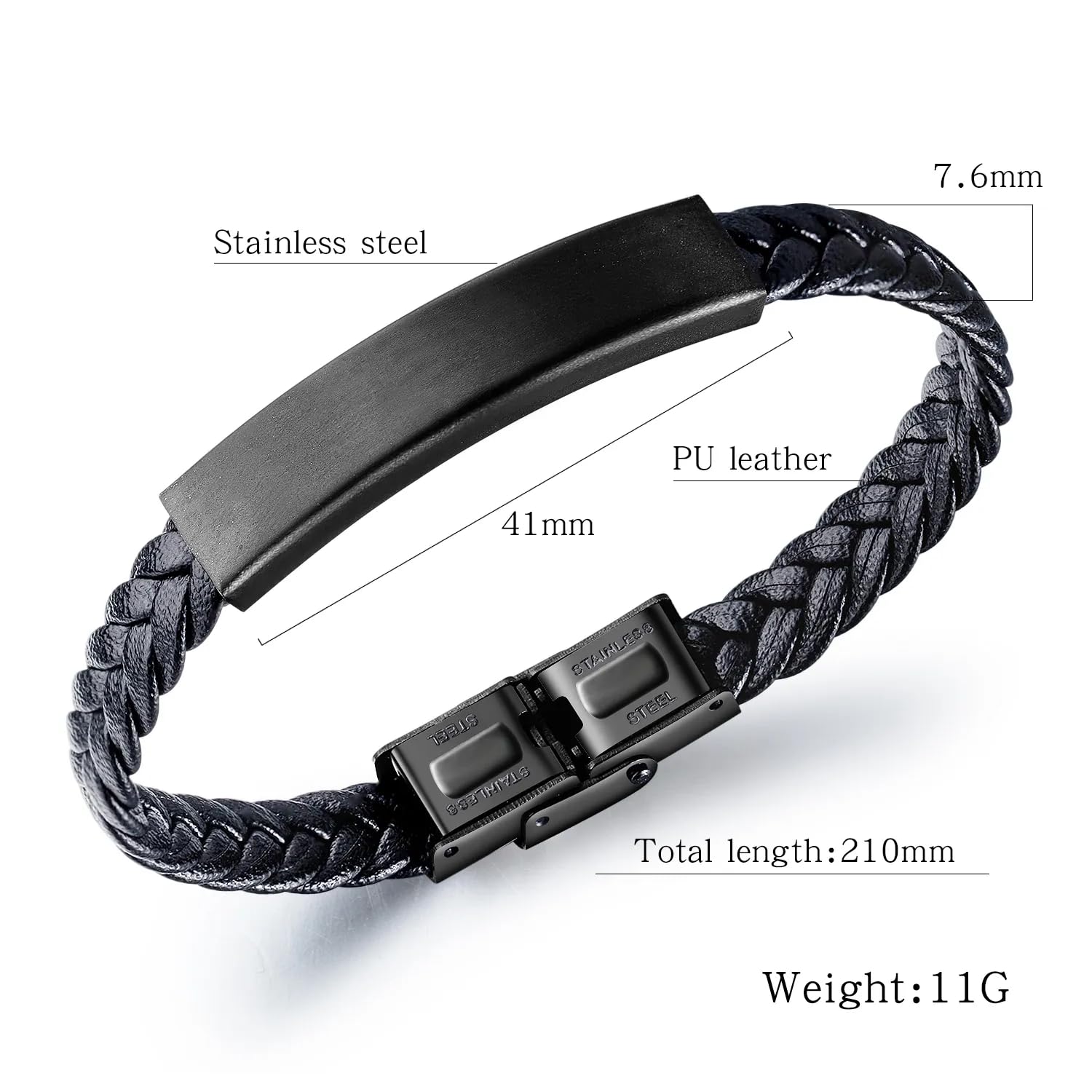 Engraved Adjustable Leather Bracelet for Women - Inspirational Gift from Mom to Daughter for Christmas, Birthday - 'Wherever Your Journey Takes You' Message - Perfect for Daily Wear, Special Occasions & Meaningful Moments